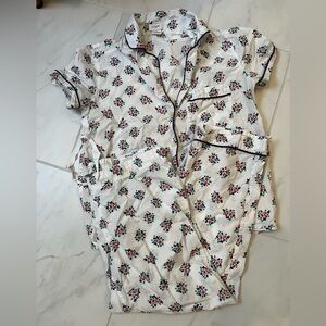 J. Crew Floral Print Pajama Set